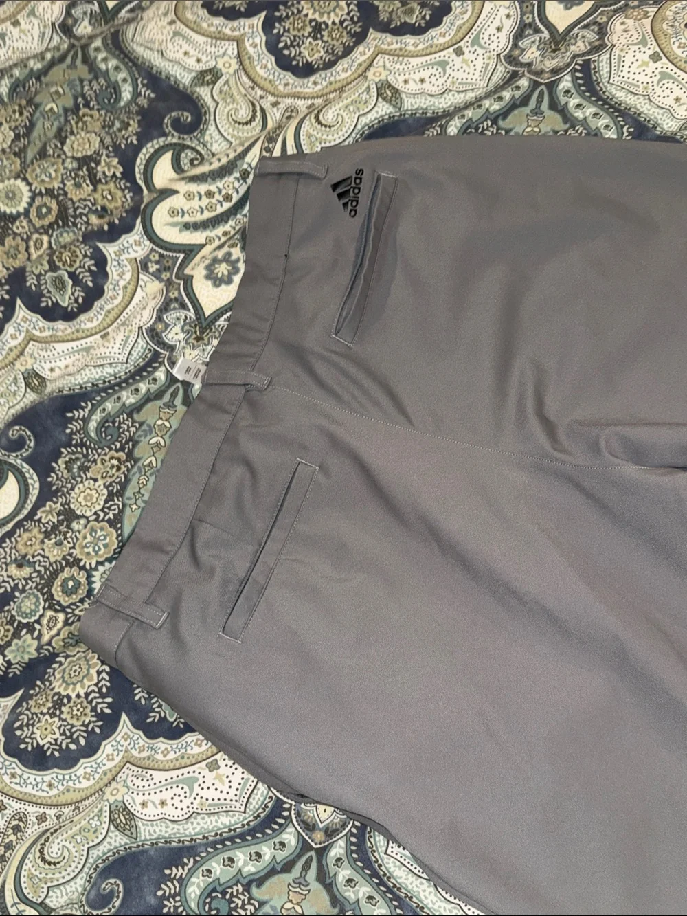 Adidas Gray Golf Straight-Leg Pants size 32/30